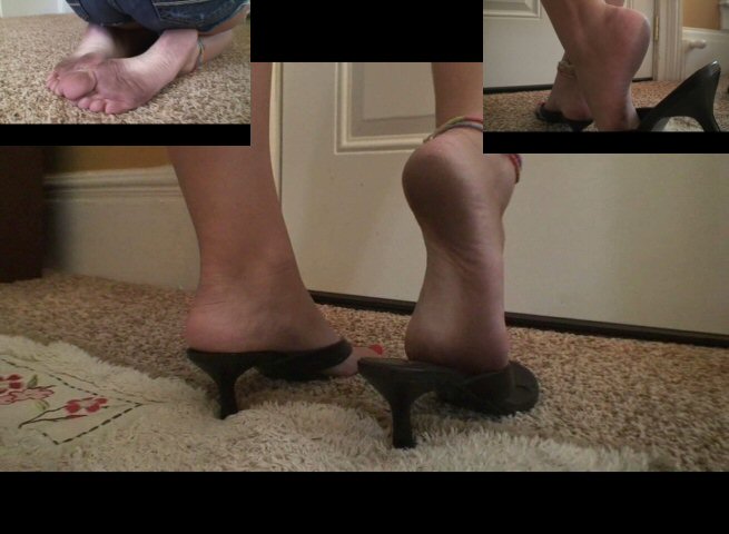 Barbi's hot dirty feet